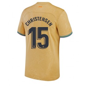 Herren Fußballbekleidung Barcelona Andreas Christensen #15 Auswärtstrikot 2022-23 Kurzarm